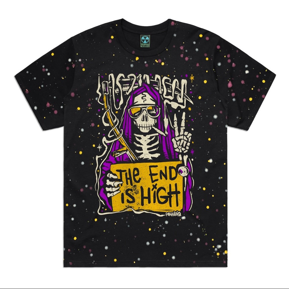 Paranoid Streetwear Graphic T-Shirt 2X